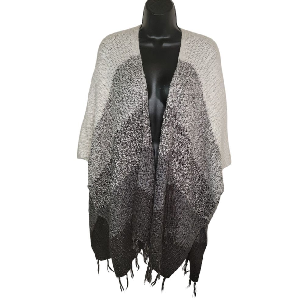 American Eagle Sweater Open Front Cardigan Fringe OS